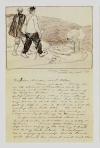 Picture of Old Letter from Albert Krehbiel in France